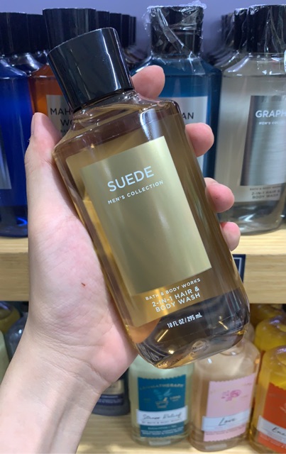Sữa tắm và gội cho nam Bath and Body Works For Men - Suede ( 295mL )