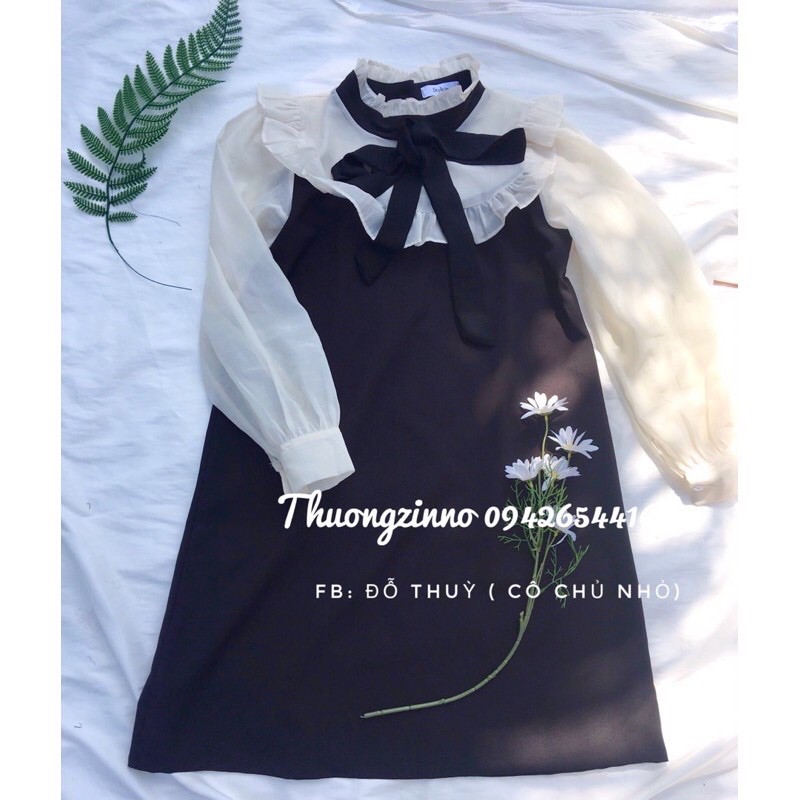 Đầm thiết kế lạ mắt sang chảnh Váy liềm form chuẩn Quảng Châu