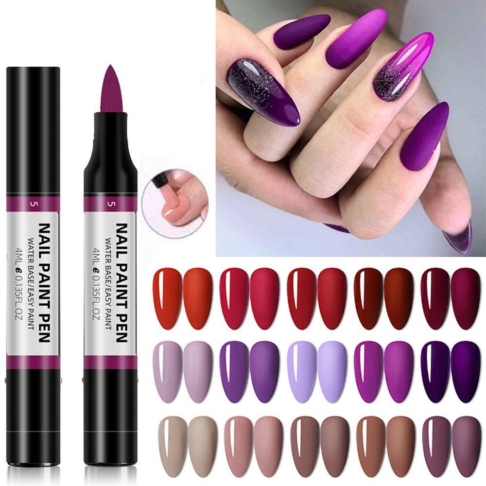Set 24 Bút Gel Sơn Móng Tay Nhanh Khô Không Cần Sơn