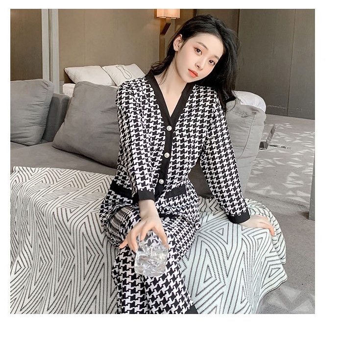 Đồ Ngủ Nữ Bộ Pijama Dài Tay Mặc Nhà SAQ325