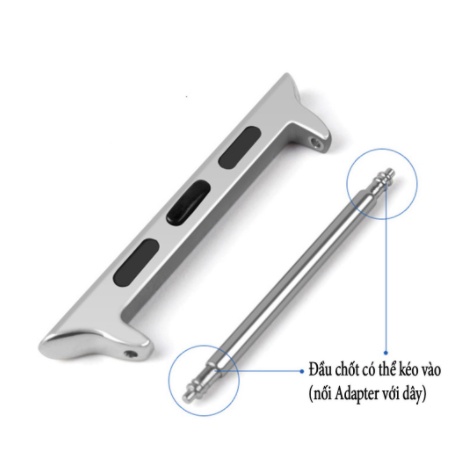 Adapter cho đồng hồ thông minh AW một cặp 38mm 40mm 42mm 44mm cho dây đồng hồ 20mm 22mm 24mm