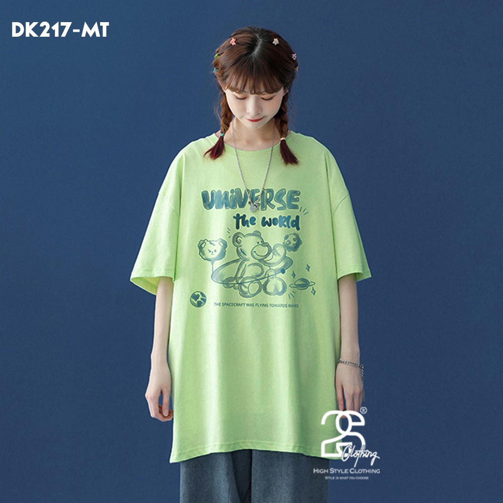 Áo Thun Unisex 2S Clothing - DK217 Form Rộng Tay Lỡ, Áo Phông Nam Nữ Freesize