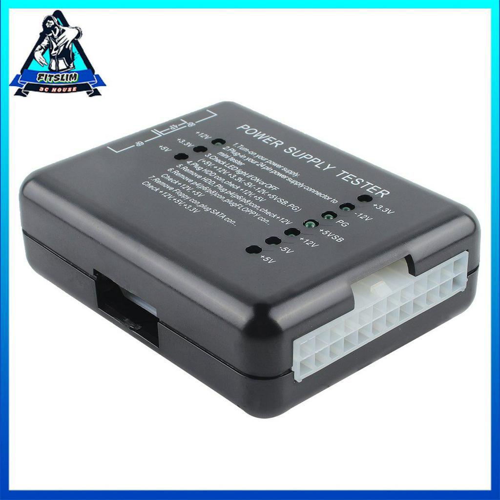 Bộ kiểm tra nguồn điện PC máy tính LED 20/24 Pin PSU ATX SATA HDD
