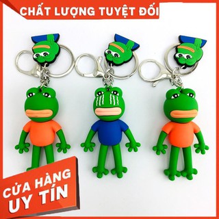 Móc khoá Pepe mặt buồn ( Áo xanh )