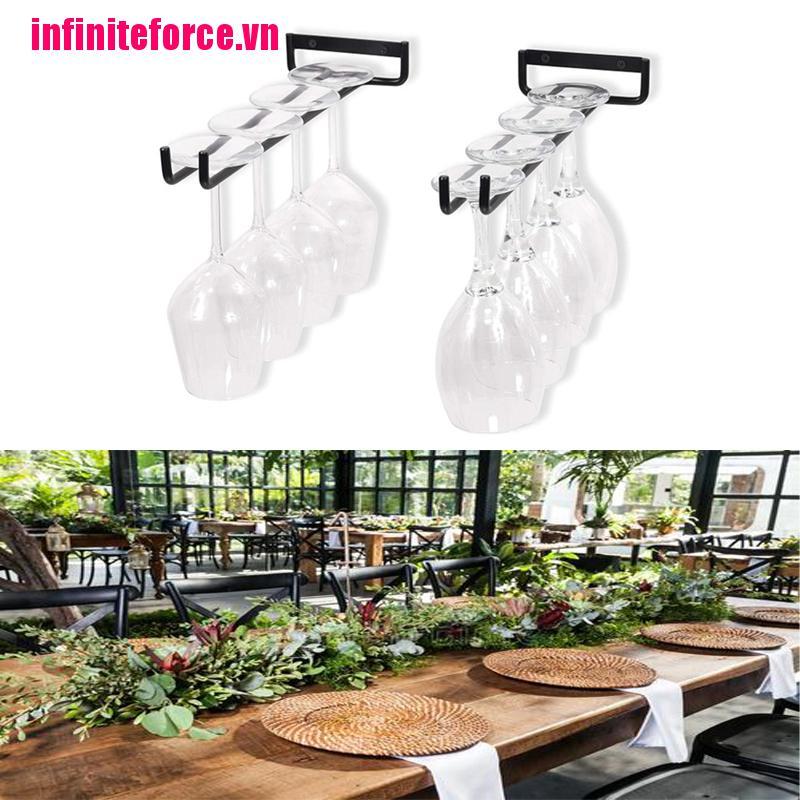 Bộ Giá Treo Ly Rượu Vang 5 30cm Gắn Tường Tiện Lợi