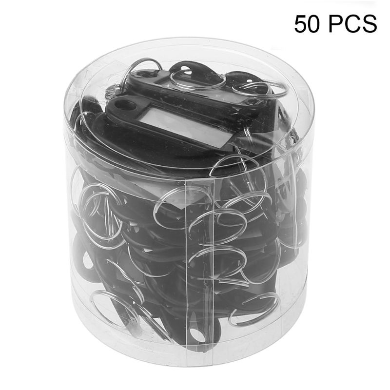 Set 50 Thẻ ID Hành Lý Có Móc Khóa Tiện Dụng