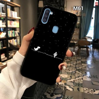 Ốp lưng Samsung A11 in hình vũ trụ gấu dễ thương dep