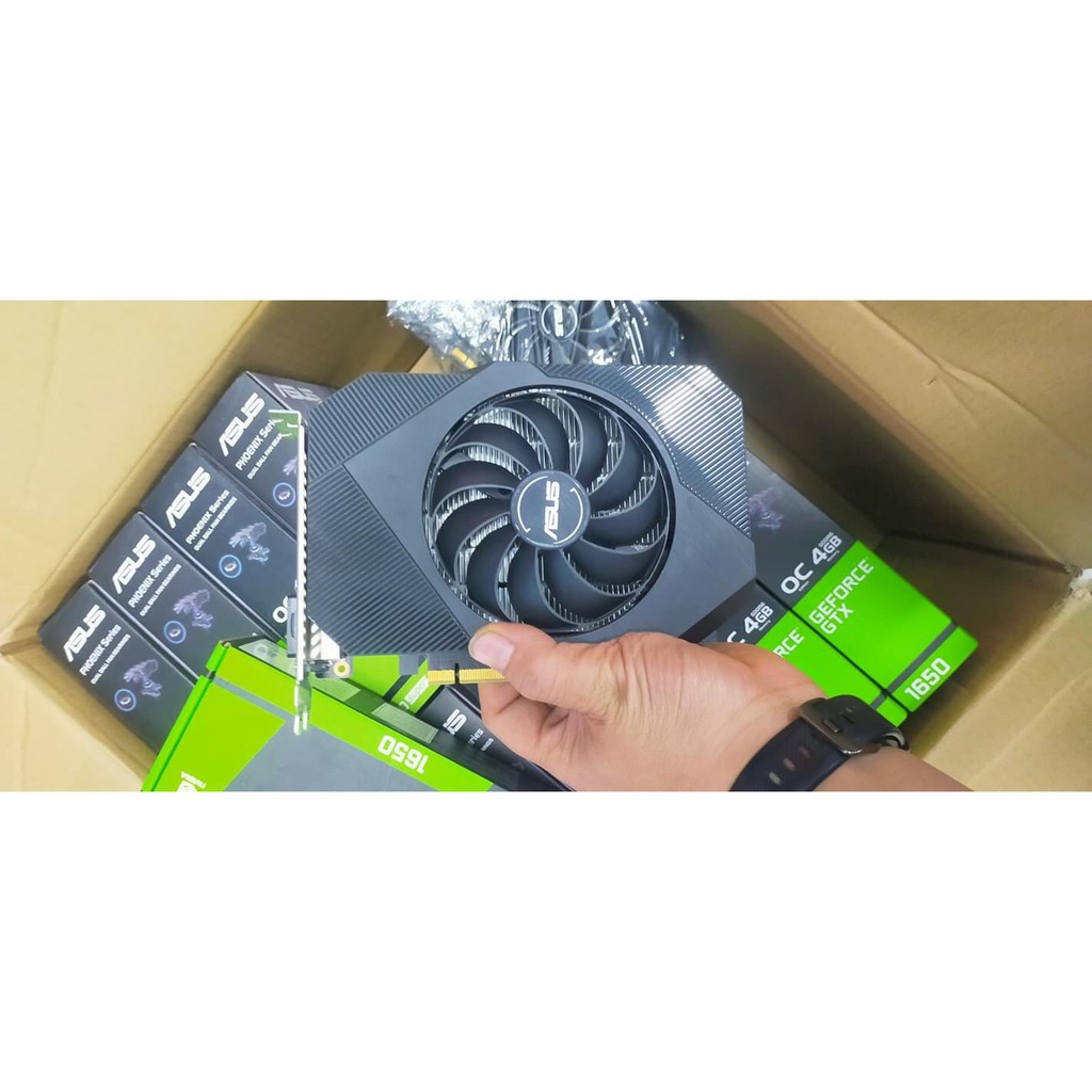 VGA ASUS Phoenix GeForce GTX 1650 4GB GDDR6 (PH-GTX1650-4GD6) Bảo hành chính hãng tới 9/2023