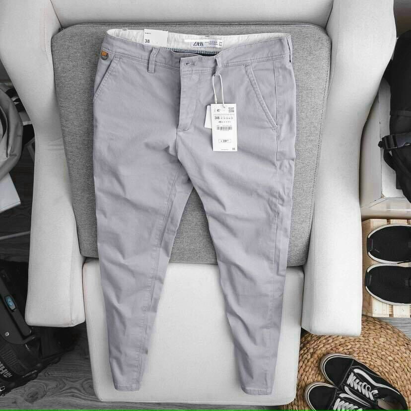Quần kaki nam trơn basic cao cấp vải kaki xịn hàng xuất dư Phuongnamshop20 z30