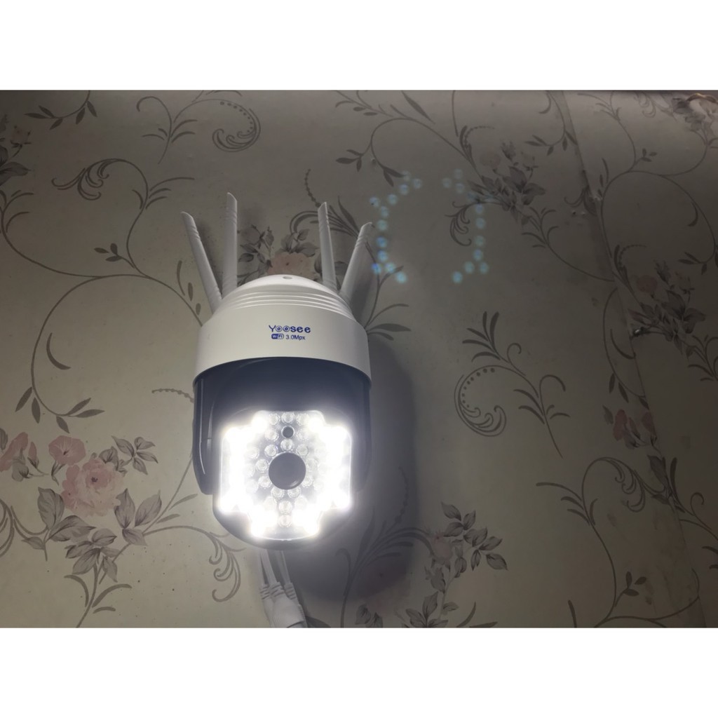 Camera ip wifi yoosee ngoài trời  X4000 480 LED- đàm thoại 2 chiều- chống nước ip67- xem đêm có màu