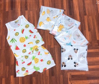 Bộ ba lỗ cotton giấy