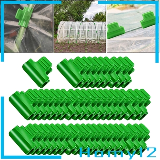 50PCS Greenhouse Clamps Clips Shed Film Rod Clip