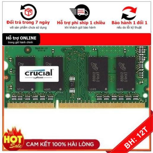 [BH12TH] 🎁 RAM Laptop Crucial 16GB DDR4 2400MHz SODIMM - Hàng Nhập Khẩu