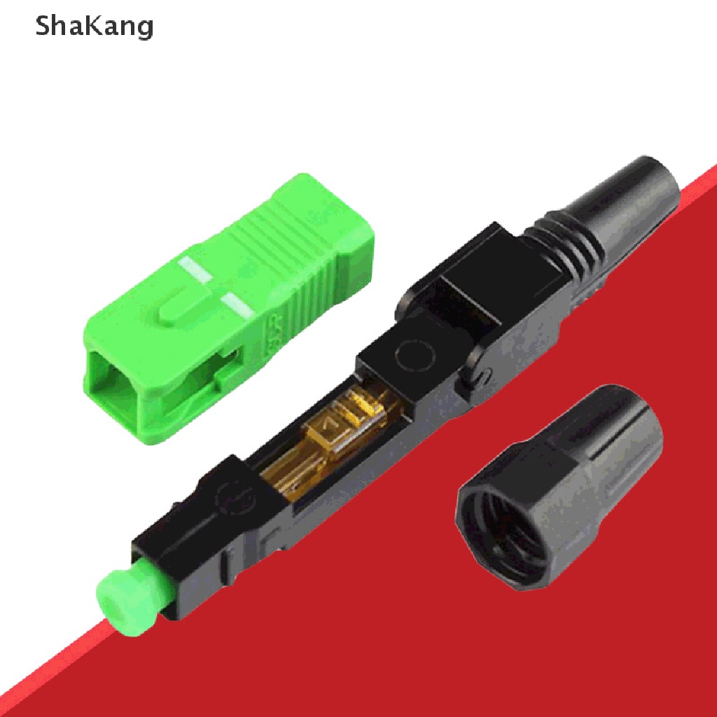 Set 10 Đầu Nối Dây Cáp Quang SC APC Nhanh Chóng SKK