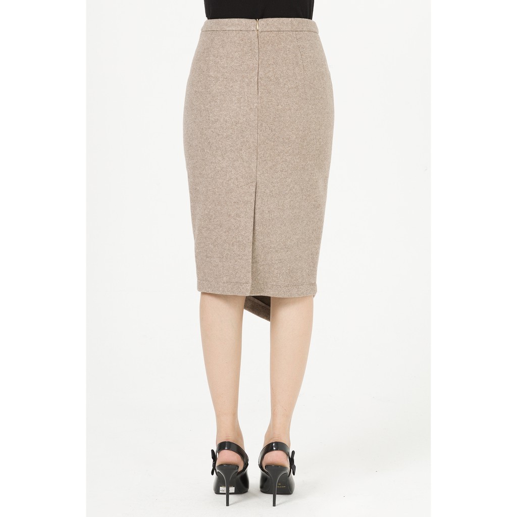 Chân váy dạ GBT010 LAMER L62F19T008 (Ghi/Nâu) | BigBuy360 - bigbuy360.vn