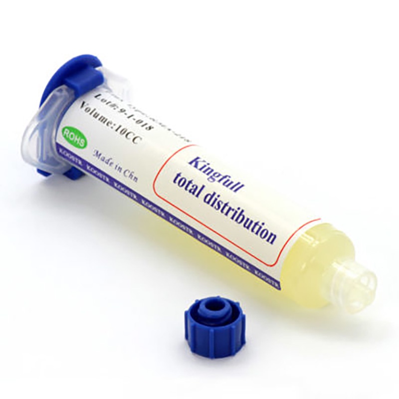 Mỡ hàn KINGBO RMA-218 ống bơm 10cc tiện dụng - Tặng kèm kim bơm mỡ