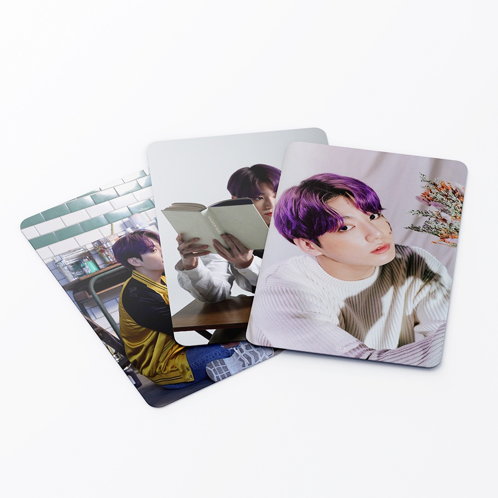 Set 55 Tấm Thẻ Hình JUNGKOOK Nhóm BTS 2022 Solo