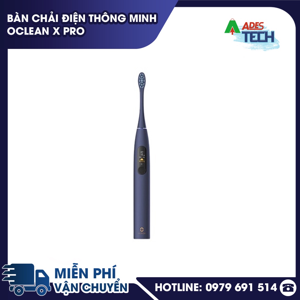 Bàn chải Điện Thông Minh Tích Hợp Màn Hình Cảm Ứng Oclean X Pro - Bảo hành 3 tháng - Chống Nước IPX7
