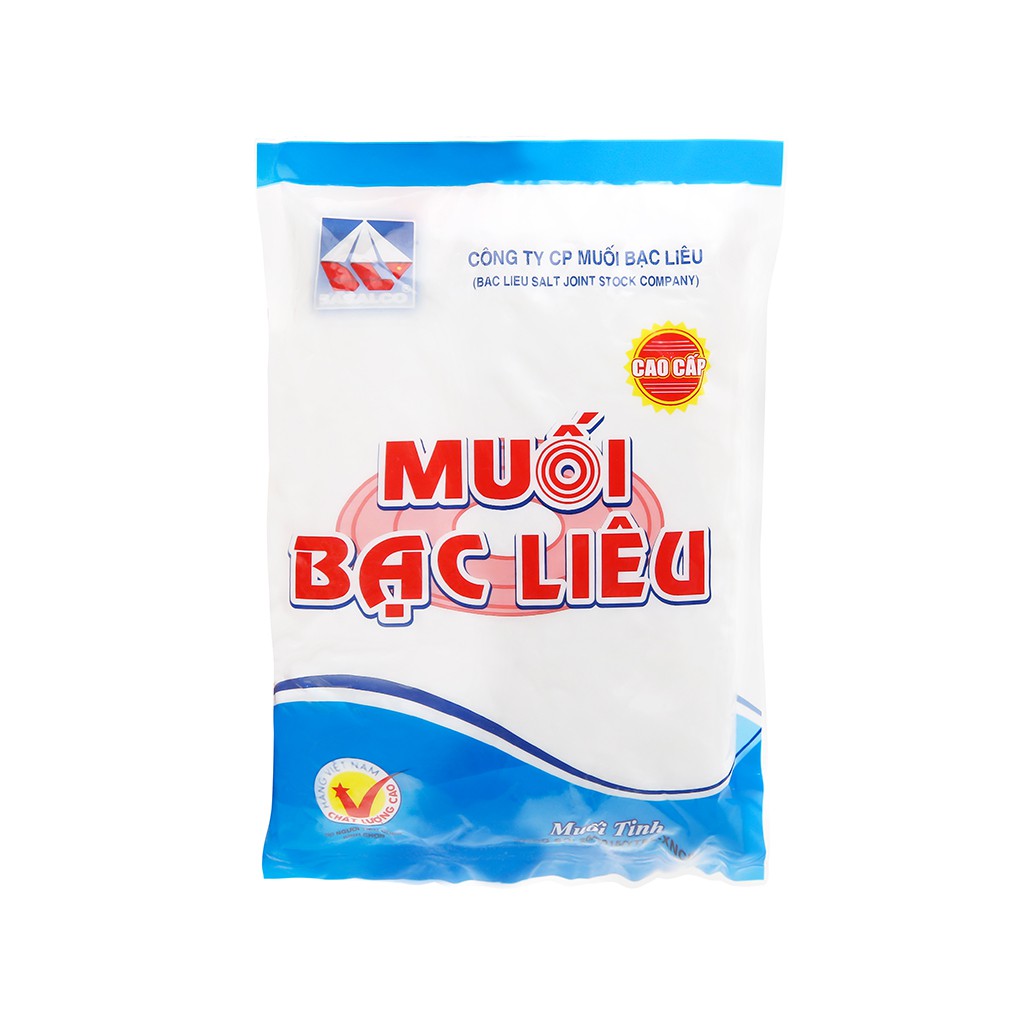 Muối tinh sấy Bạc Liêu 500g