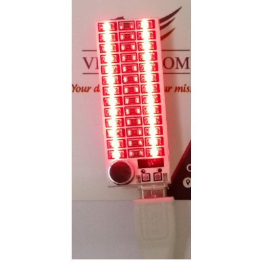 Mạch LED Nháy Theo Nhạc 2x13 Cổng USB Sáng Đỏ