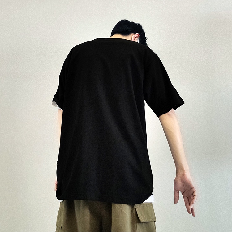 Áo phông nam Mavota áo thun trơn unisex tay lỡ form rộng AT288