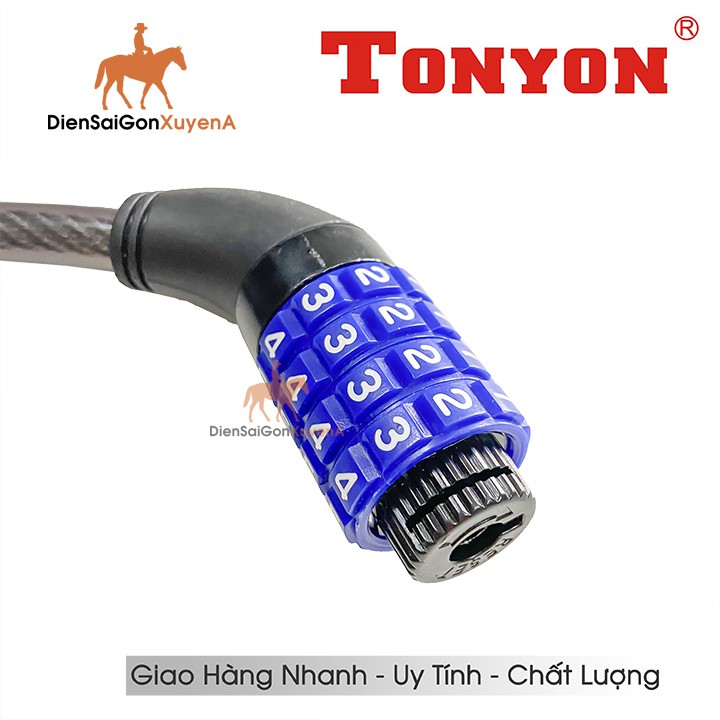 Khóa dây mã số chống cắt TONYON 4271 (12X800 mm) - DSG