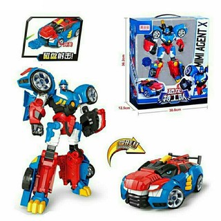 [ MINIFORCE ] ROBOT LẮP RÁP BIỆT ĐỘI SIÊU NHÂN NHÍ MINI AGENT X - TYRANNO SẤM SÉT