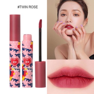 Son kem 3CE Maison Kitsune Velvet Lip Tint - TWIN ROSE