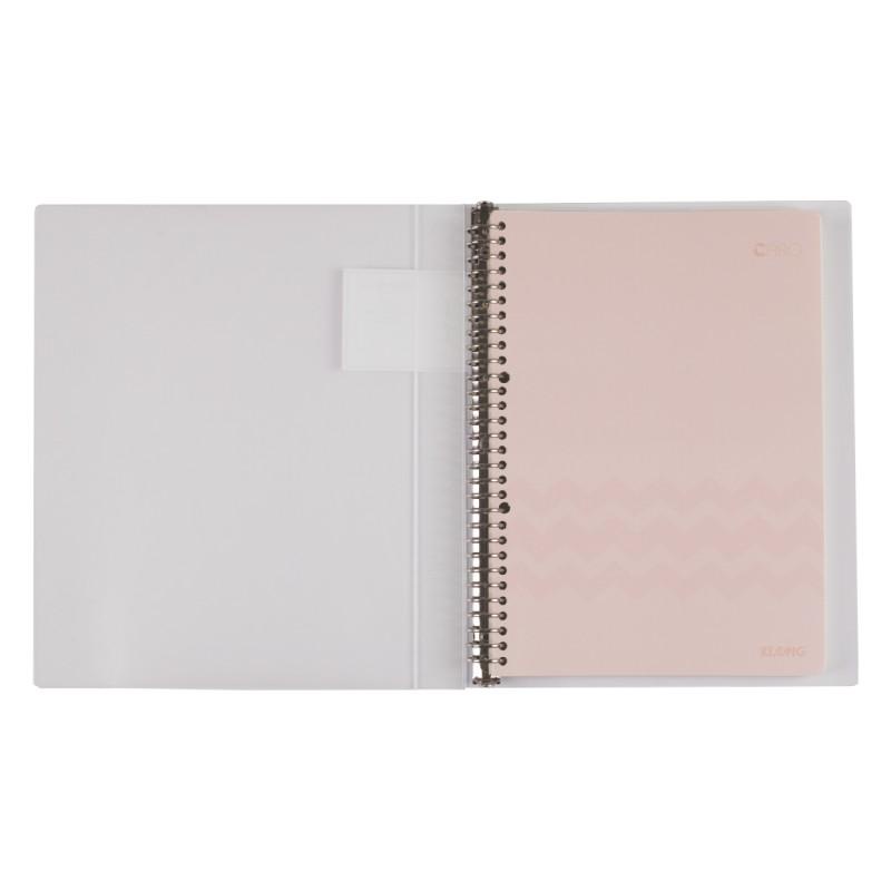 [Kèm Lõi Caro] Binder Sắt - Size A4 Klong 540 Nhà Cam