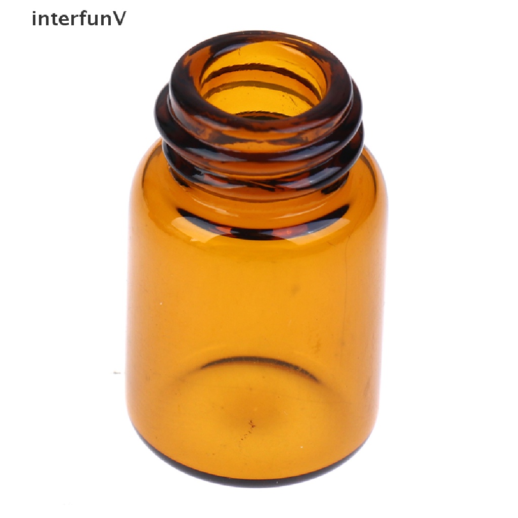 Set 10 Chai Thủy Tinh Đựng Tinh Dầu / Rau Củ 1ml 2ml 3ml 5ml Tiện Dụng