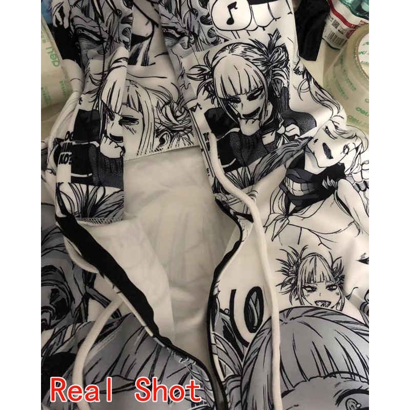 Áo khoác hoodie hóa trang nhân vật Anime Himiko Toga 3D size S-5XL cho nam