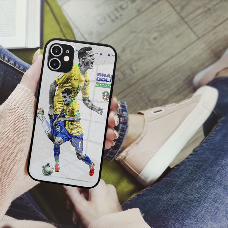 Ốp lưng kính xsportcase Philip Coutinho Iphone 7 - Iphone 12 pro max OK-FOO20010219