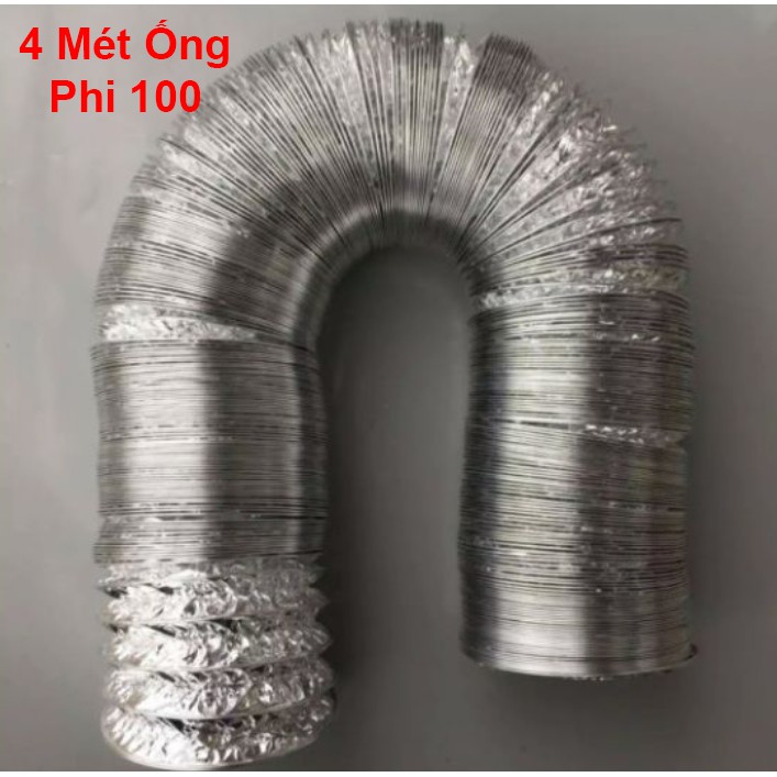 4 Mét Ống Sun Bạc Hút Gió, 100mm, 125mm, 150mm, 200m