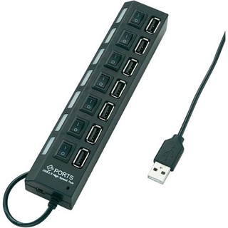 Hub USB 7 cổng có công tắc - Chia cổng usb