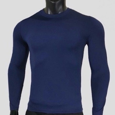 Áo thun nam giữ nhiệt tay dài size M - 3XL Unisex thể thao năng động cổ tròn basic vải mềm mại 2c