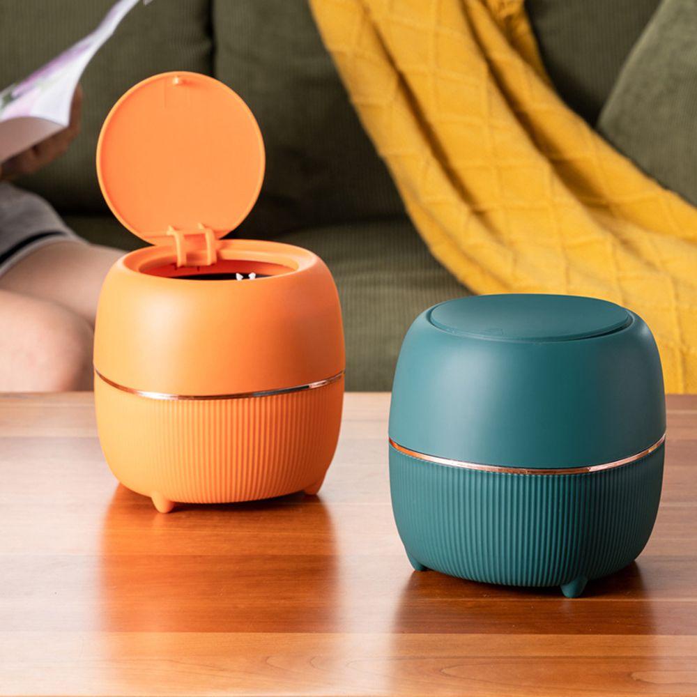 Thùng Rác Mini Để Bàn Có Nắp Đa Năng Kiểu Dáng Dễ Thương