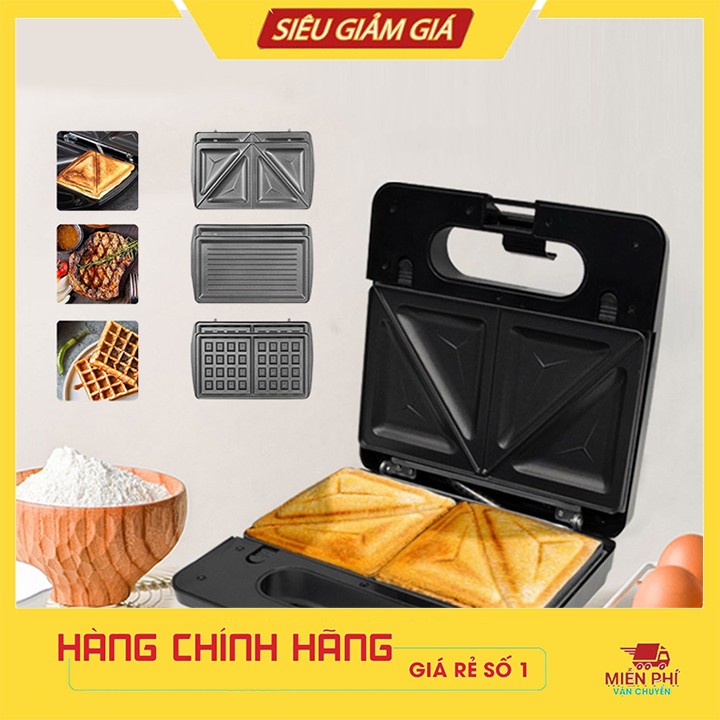 Máy nướng bánh đa năng Chính hãng Sokany tặng kèm 3 bộ khuôn