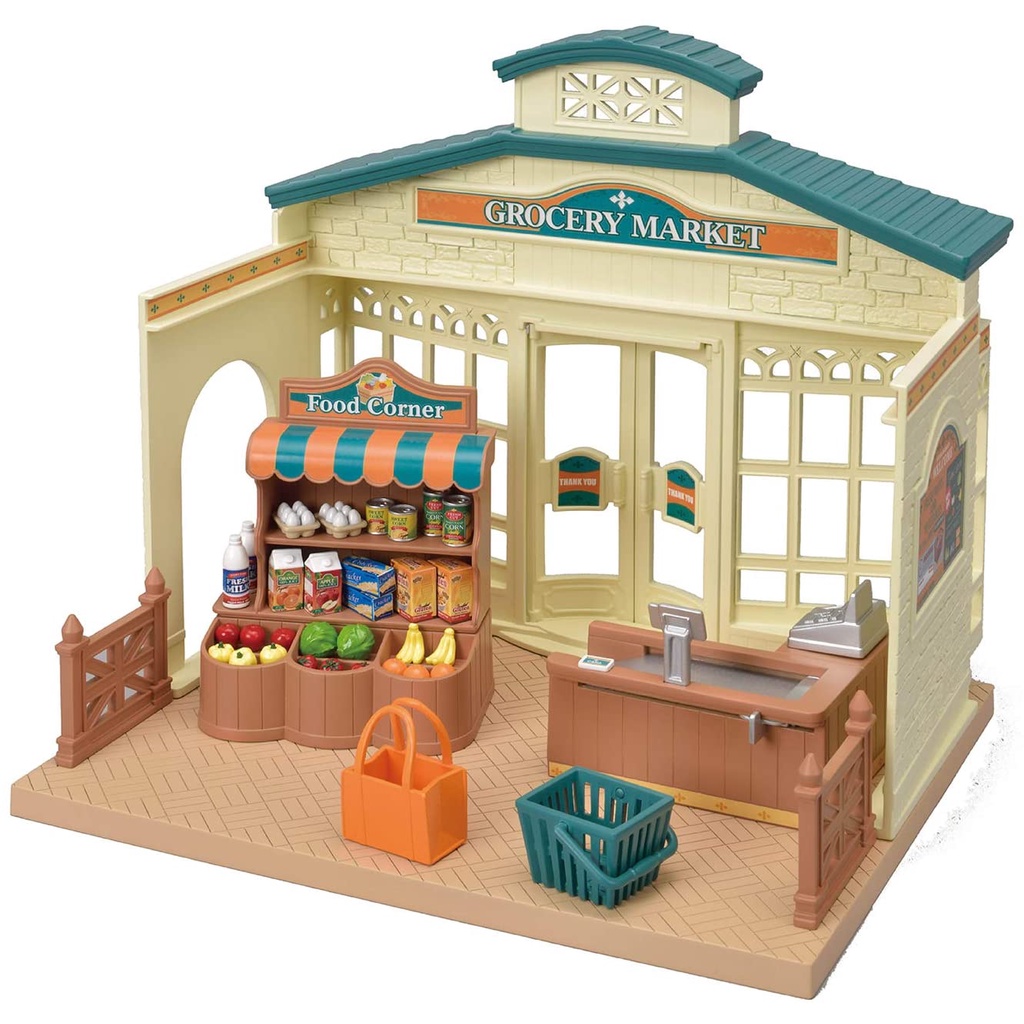 Đồ Chơi Sylvanian Families Cửa Hàng Thực Phẩm Grocery Market