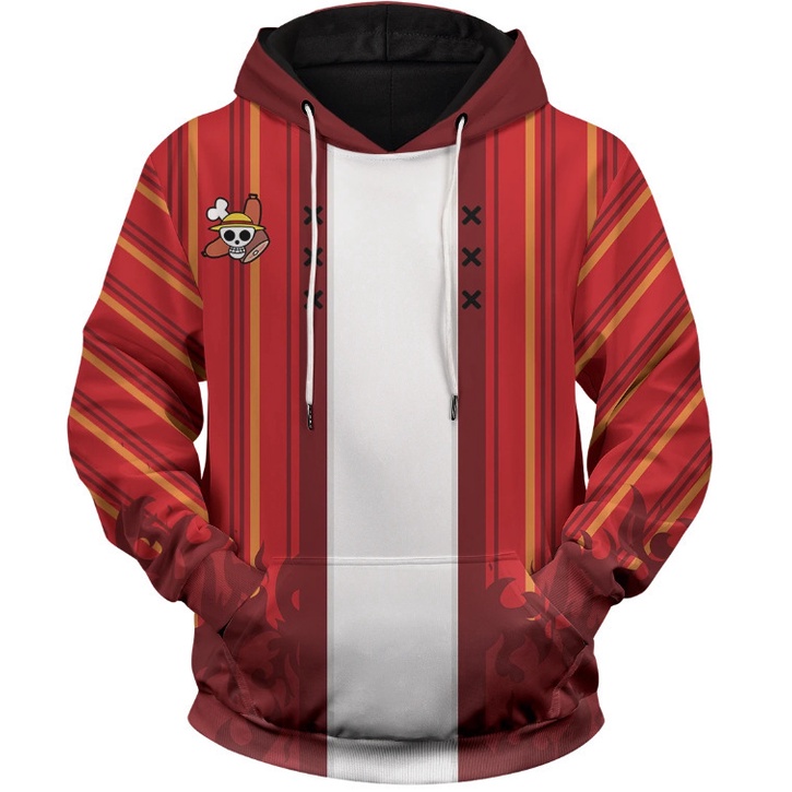 Áo Hoodie In Hình Nhân Vật Wano Country 3D Trong one piece