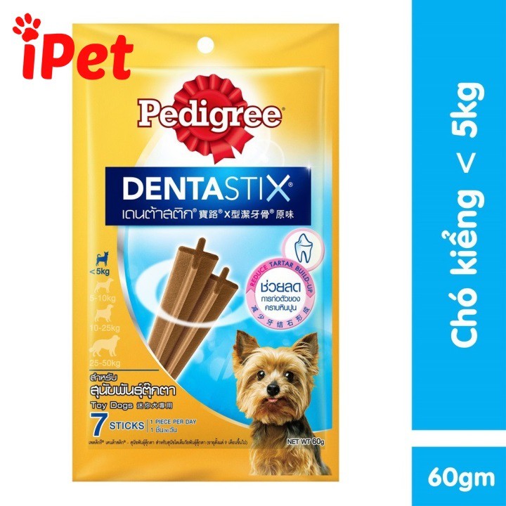 [Mã PETWOW giảm 8% đơn 250K] Bánh Xương Nhai Gặm Thưởng Cho Chó Pedigree Dentastix - iPet Shop
