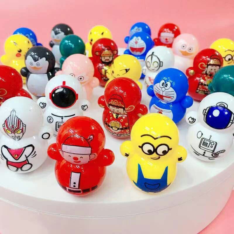 đồ chơi BamPi mini dễ thương, doremon, minion,pikachu,siêu nhân, thần tài tết, chim cánh cụt, phi hành gia