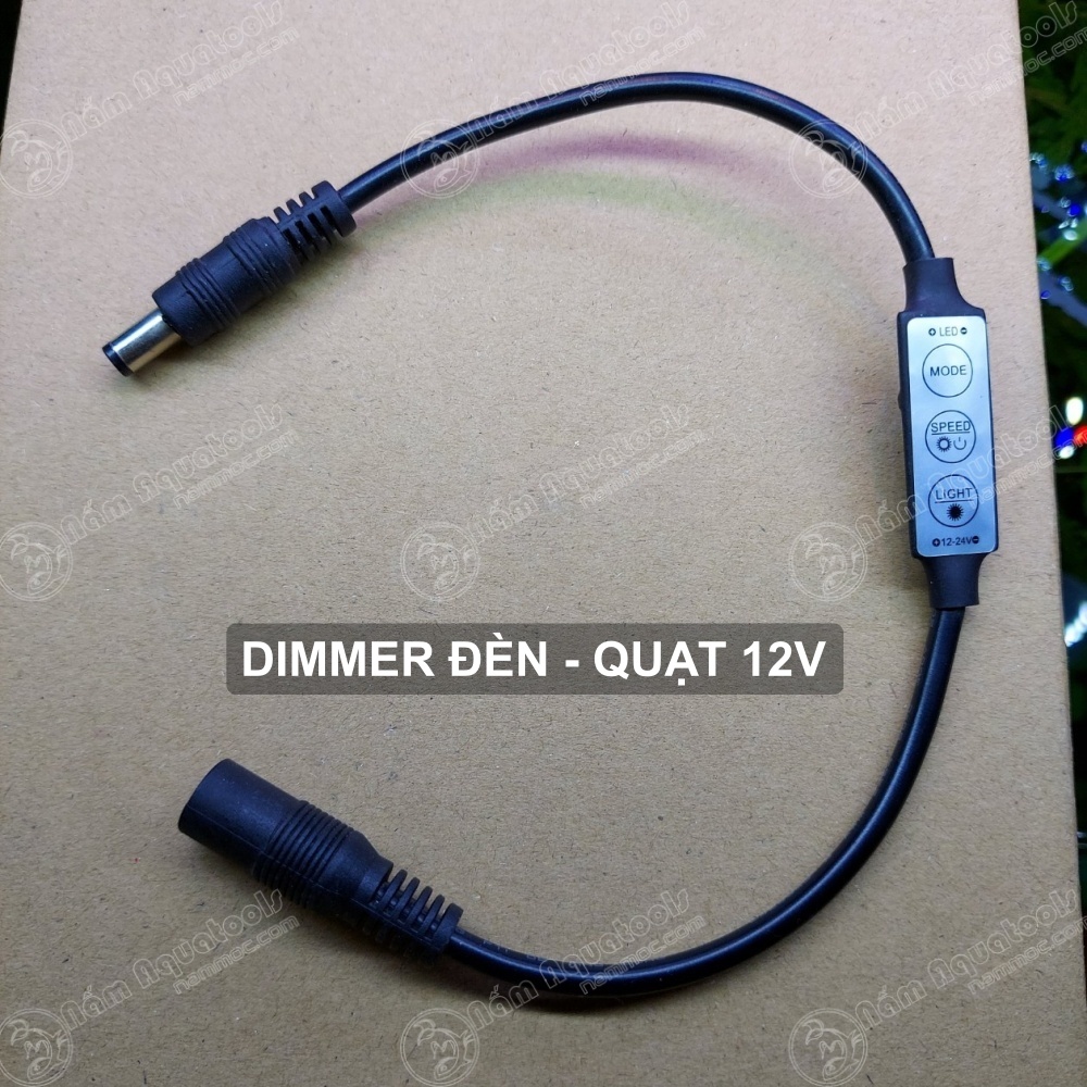 Dimmer Đèn LED 12V | Bộ Điều Khiển LED mini - Điều Chỉnh 10 Cấp Độ Sáng và Nhiều Kiểu Sáng Theo Ý Muốn