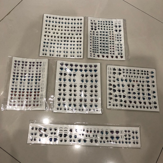 Freeship 99k TQ_Mắt dán búp bê & thú len