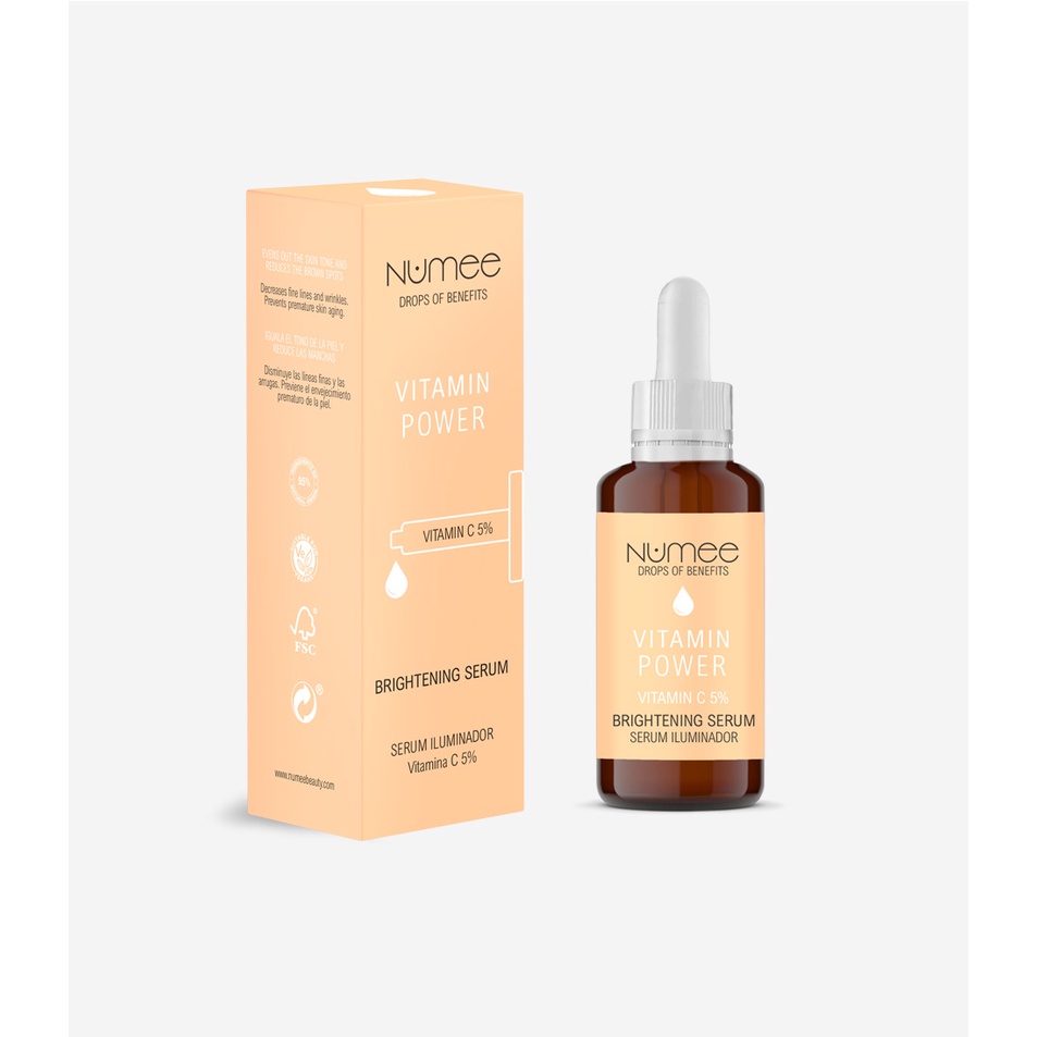 [Tặng quà trong deal sốc] Tinh chất Numee dưỡng trắng và giảm sạm nám Vitamin C 5% 30ML