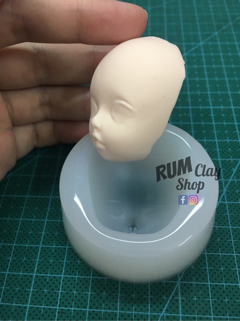 [R79] Khuôn Silicone mặt Doll to