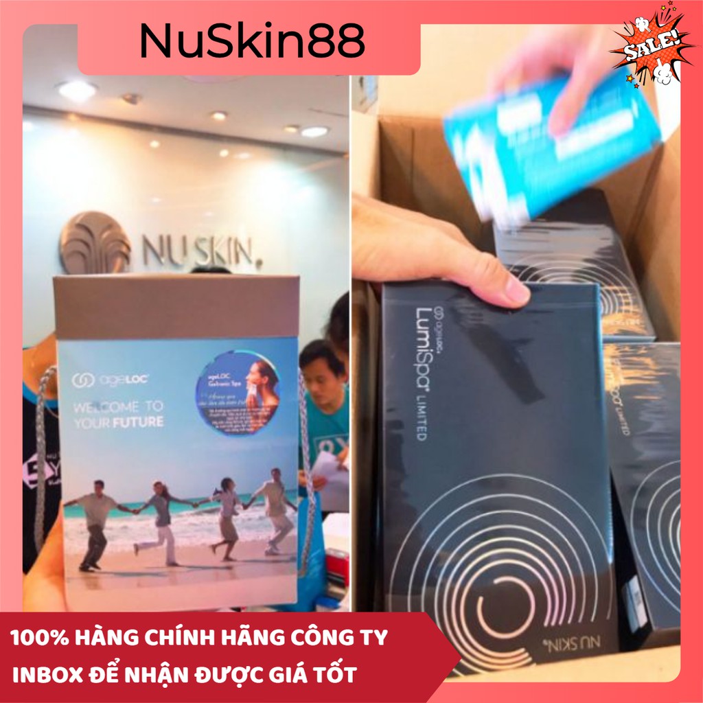 [ CHÍNH HÃNG 100% ] [INBOX NHẬN GIÁ SỈ] COMBO MÁY GALVANIC + MÁY LUMI Spa + 1 TRUFACE LINE tặng 1 kem AP24 NuSkin 88