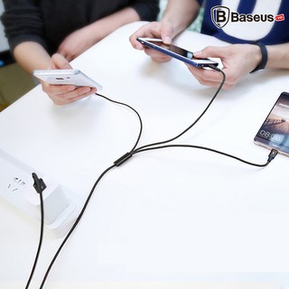 CÁP SẠC BASEUS 3 ĐẦU KẾT NỐI TYPE C, ANDROID VÀ LIGHTNING ( USB TYPE A TO USB TYPE C/ MICRO USB/ LIGHTNING FAST CHARGING