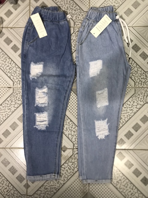Quần baggy jean ảnh thật 100% có cả size đại cho người mập | BigBuy360 - bigbuy360.vn