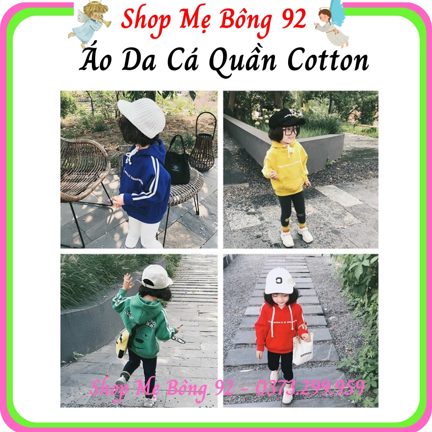 Bộ Thu Đông Áo Da C.á Có Mũ Quần Cotton Bé Gái Bé Trai BT2311 – Shop Mẹ Bông 92