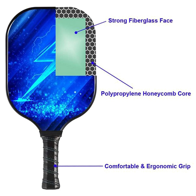 Vợt Bóng Pickleball Siêu Nhẹ Siêu Mỏng Dùng Trong Nhà Và Ngoài Trời